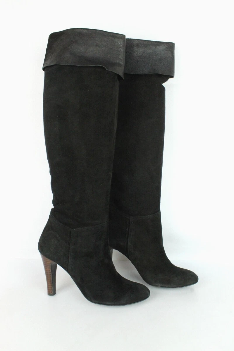 Bottes daim noir By Zo T 36 UK 3.5 TRES BON ETAT eBay