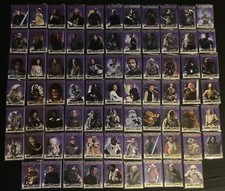 2017 Topps Star Wars MASTERWORK /50 PURPLE PARALLEL COMPLETE 75 CARDS