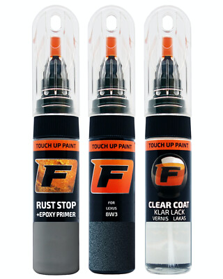 für LEXUS 8W3 METEOR BLUE LACKSTIFT Reparatur Set Autolack Kratzer