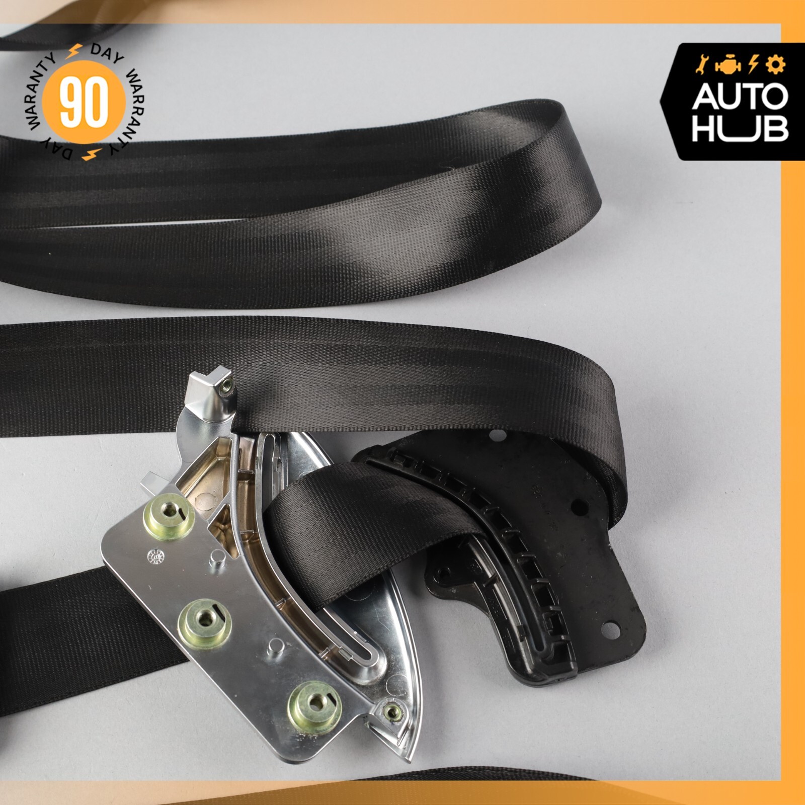 07-11 Bentley Continental GTC Rear Right Passenger Side Seat Belt Black OEM 62k