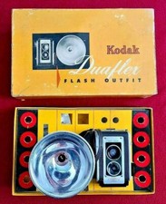 Vintage Kodak Duaflex II Flash Outfit - 640 Film Camera with Kodet Lens UNTESTED