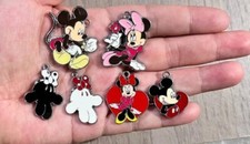 lot 100 Pcs cartoon mickey minnie Charm earrings Pendants DIY Jewelry Makings