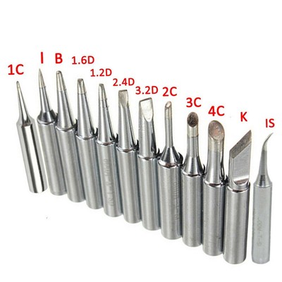 12pcs Soldering Iron Tips 900M T Welding Station Tool I B C D K for 936 937 938
