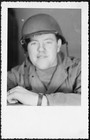 World War II Era U.S. Army Soldier RPPC - Self-Portrait Experiment