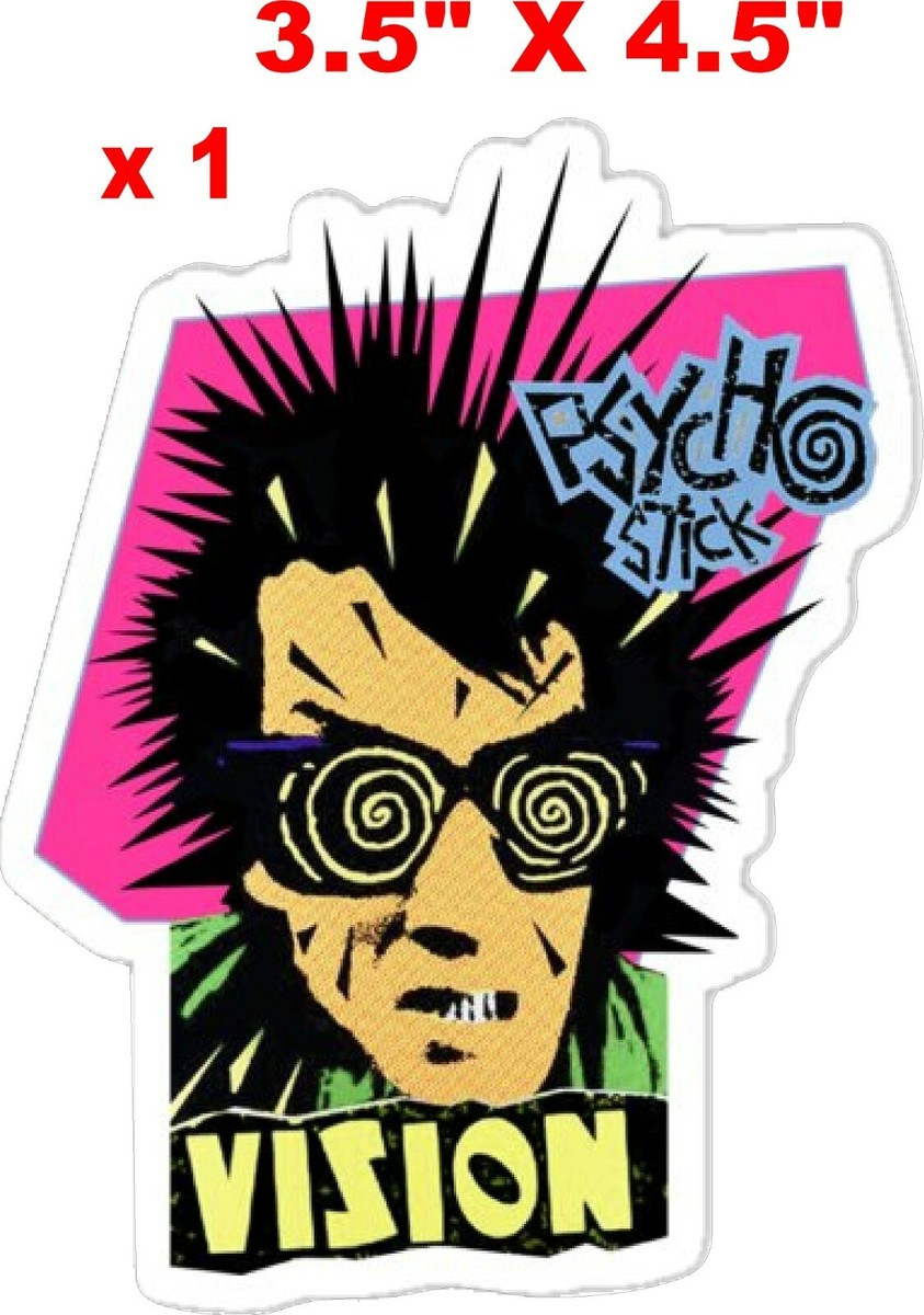 VISION PSYCHO STICK SKATEBOARD DECAL * REPRINT * LAMINATED | eBay