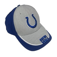 Indianapolis Colts NFL 47 Brand Baseball Hat Cap Blue Gray Embroidere Adjustable