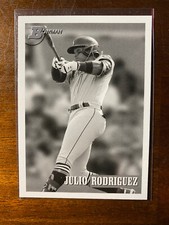2021 Bowman Heritage Julio Rodriguez #141 Black & White Seattle Mariners