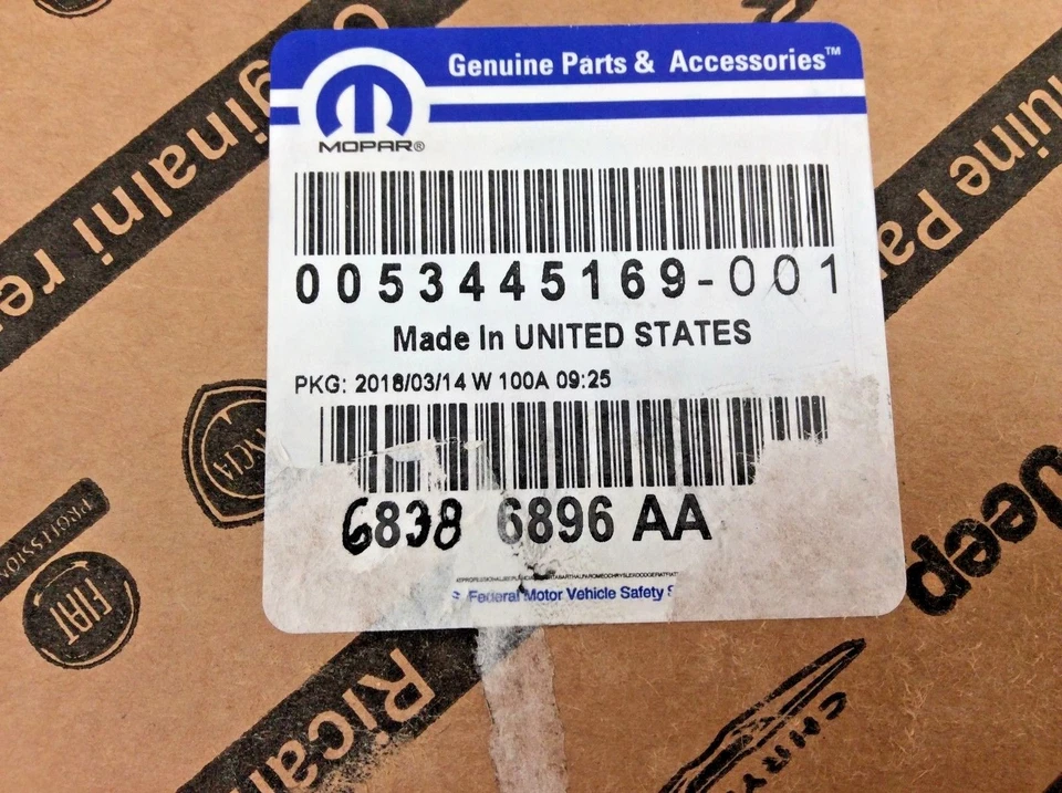 2011-2018 Jeep Grand Cherokee Dodge Durango High Note buzina e suporte novo fabricante de equipamento original - Imagem 4 de 4