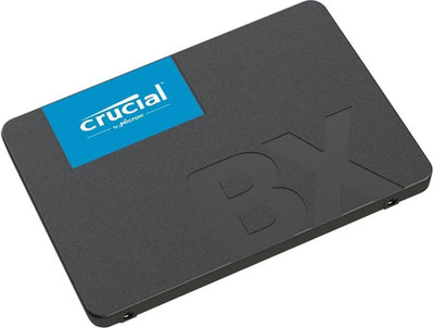 Crucial BX500 3D NAND SATA 2.5 Zoll SSD Drive, 500 GB, CT500BX500SSD1, Schwarz