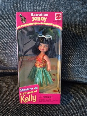 Hawaiian Jenny Adventures w/ Little Friends Of Kelly Barbie Doll MIB