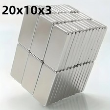 20/50/100PCS 20x10x3mm Strong Rectangular Magnet For Industrial DIY Fridge Craft