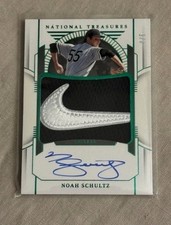 2024 NATIONAL TREASURES NOAH SHULTZ PATCH AUTO #4/5 NIKE SWOOSH WHITE SOX PMS-NS