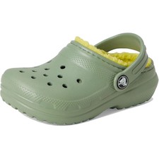 NEW with TAGS Crocs Kid's Classic Lined Clogs C11 Moss FREE SHIPPING