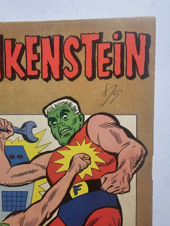 Cómic Frankenstein #3 (Dell) 1966 -- ¡Controlado por una computadora enloquecida! Foto 3 de 4