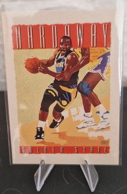 Top Rar Tim Hardaway NBA HOOPS 1991 ILLUSTRATION # 511 Golden State Warriors