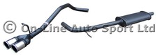 VW Up! 1.0i Sportex Exhaust Performance System - Twin 2.5" Tips - Centre & Rear