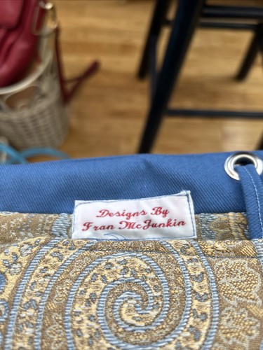 String backpack designs by Fran Mc Junkin Beautiful Paisley Print - Picture 1 of 6