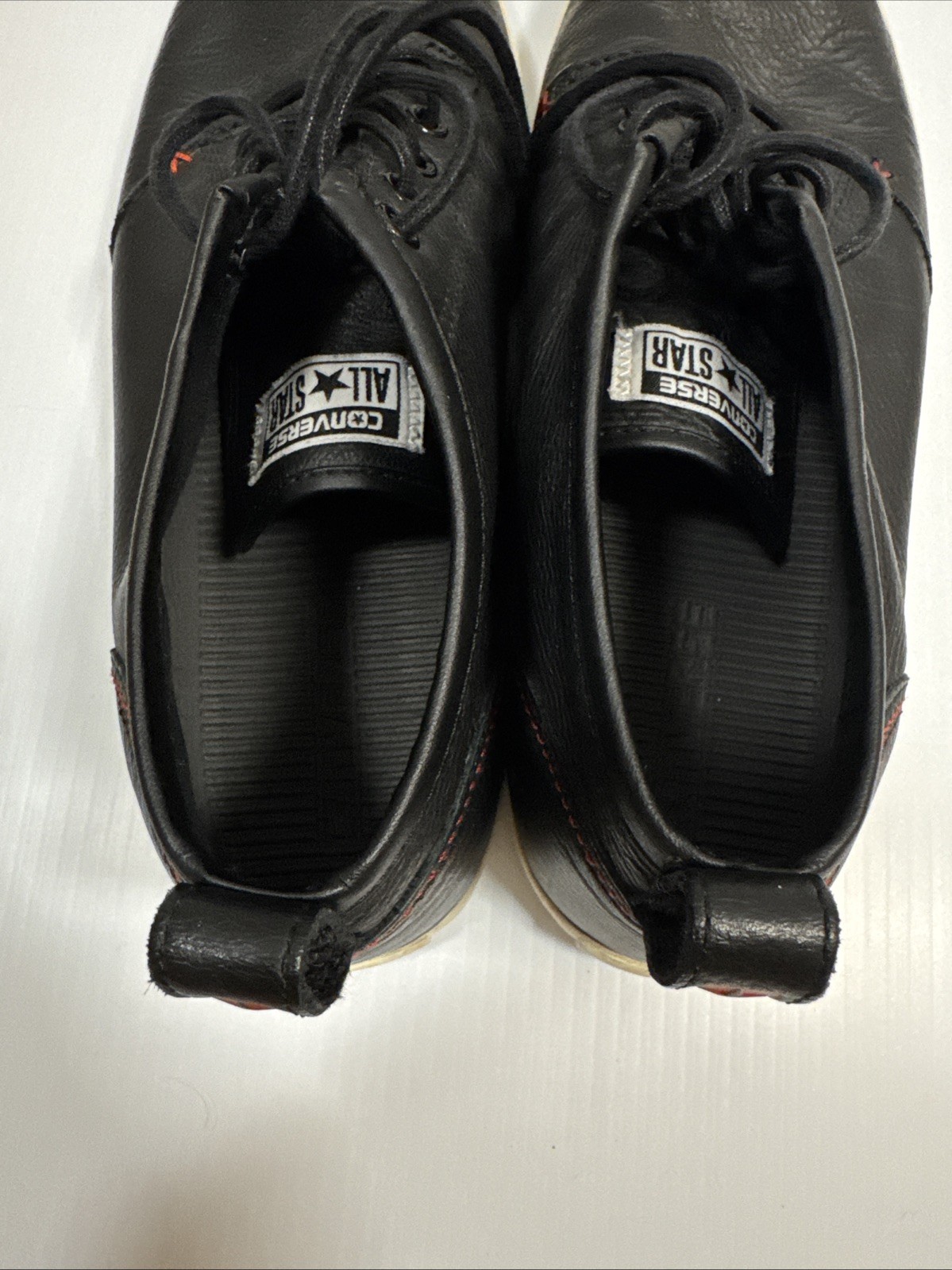 BN CONVERSE All Star Midtown Unisex Sneakers Size 11US Black Leather 144627C thumbnail 6