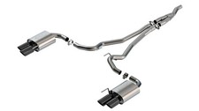 Borla 2024 Ford Mustang Ecoboost 2.3l Atak Cat-back Black Chrome W Quad Tip -