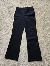 Quince pull on pants womens S petite black boot cut