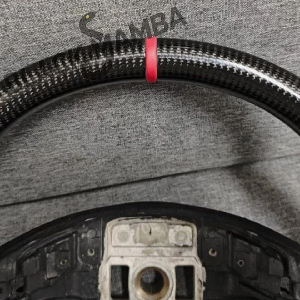 AMG C43 C63  GLA GLC GLE GLS  SLC Carbon Fiber Steering Wheel For Mercedes-Benz Foto 3 de 4