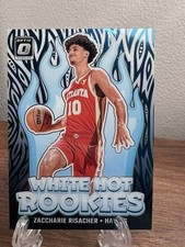 🔥Panini Donruss Optic White Hot Rookies Zaccharie Risacher #4 Hawks Rookie🔥
