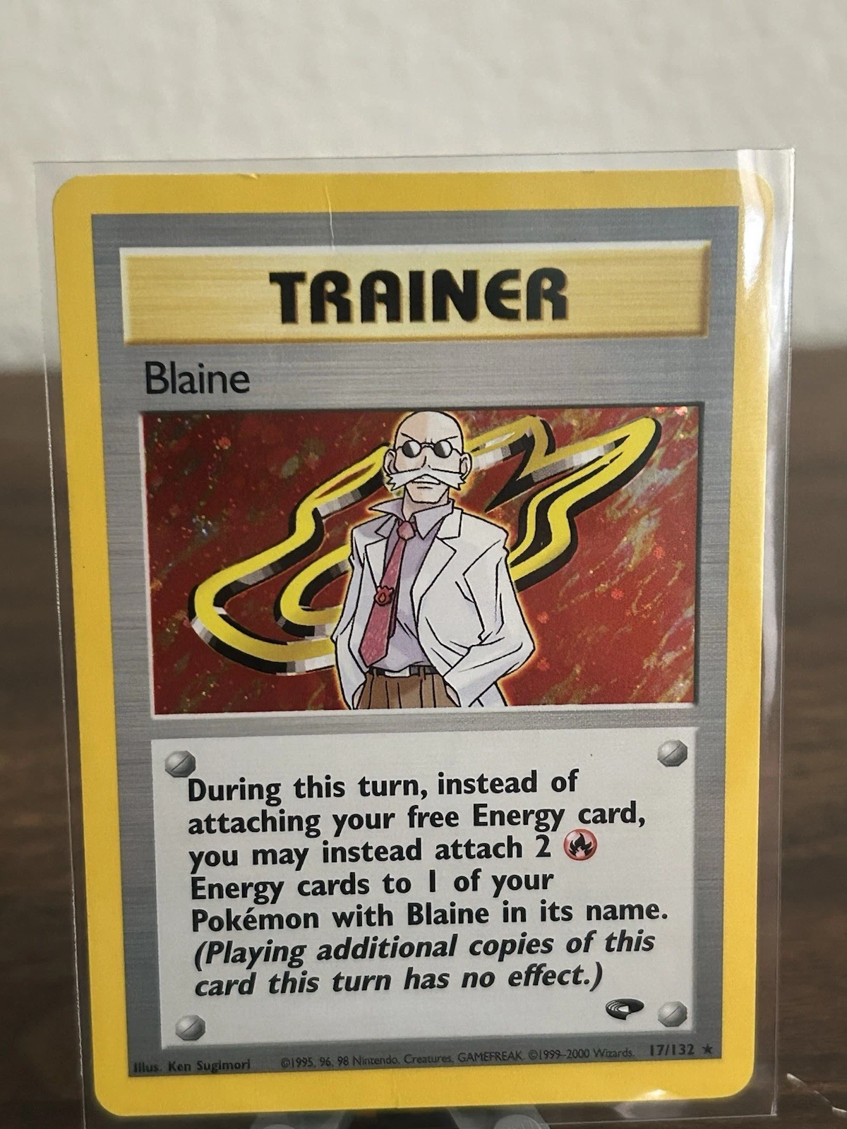 Wizards of the Coast Blaine 17/132 Gym Challenge Unlimited Holo Rare