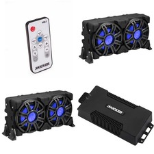 Kicker 2 51MWLE104 - MWE 10-Inch Loaded Premium Marine Sub Encl w/ Passive ...