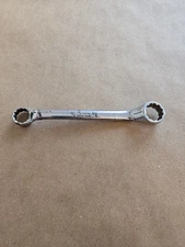 Snap On 1/2"-9/16" 12PT SAE Chrome Short Offset Box End Wrench Ugly XS-1618