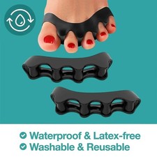 Bunion Correction Hammer Toe Separator Gel Silicone Spacers Toe Straighteners UK