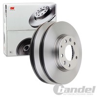 2X NK Bremsscheiben 283Mm BelÜFtet Vorne Passend FÜR Mazda 6 | 203245