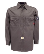 Men's FR Flame Resistant Welding Shirt 100 Cotton NFPA2112 7.5 Oz Work