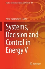 Systems, Decision and Control in Energy V by Artur Zaporozhets Hardcover Book