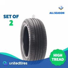 Set of (2) Used 215/55R17 Advanta ER-800 94V - 9.5/32