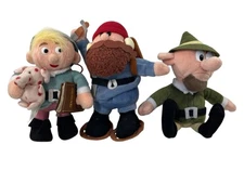 Rudolph Island of Misfit Toys Plush Lot Elephant Dentist Elf Yukon Stuffins 1999