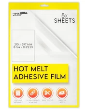ZEFFFKA Hot Melt Adhesive Film Fabric Repair Iron-On Patch Hemming... 