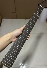 Wenge 22 Fret Electric Guitar Neck part Wenge Fretboard abalone Dot Inlay