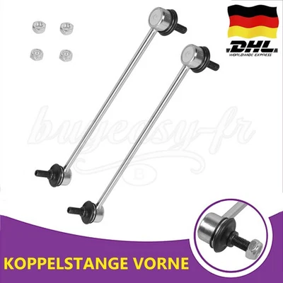 2x VERSTÄRKTE KOPPELSTANGE VORNE für VW POLO 9N SEAT IBIZA COROBA 6L AUDI A1 A2