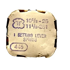 FHF FONT 25 251 Setting Lever Spring watch part #445