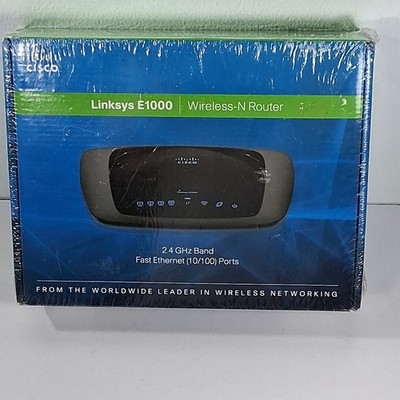 NEW Linksys E1000 300 Mbps 4-Port 10/100 Wireless N Router