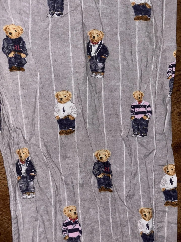 Polo Ralph Lauren Youth Sleep Pants Polo Bear AOP Size Small - Image 2 of 4