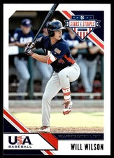 2020 Panini USA Stars & Stripes Will Wilson USA #95