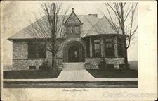 Clinton,ME Library Kennebec County Maine Metropolitan News Co. Vintage Postcard