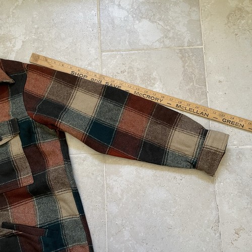 Vintage Pendleton Wool Plaid Pattern Jacket Men’s Medium - Picture 6 of 8