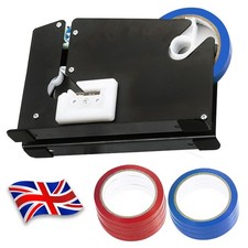  Plastic Bag Neck Sealer Tape Dispenser One Spare Blade 8 Rolls Tapes 