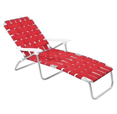 Supreme Woven Lounge Lawn Chair Unreleased SS21 Red (Brand New) | eBay
