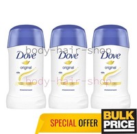 Dove Original Deodorant Antitranspirant Stick 48H Geruchsschutz 40Ml 3Er Pack