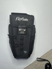 FlexSafe by AquaVault Portable Travel Safe with Combination Lock — Black