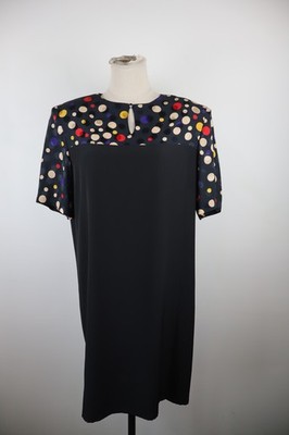 ROCCOBAROCCO Kleid Damen Gr. XL Woman Casual Vintage Kleid Kurzarm