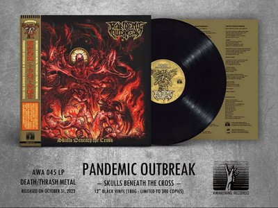 PANDEMIC OUTBREAK - skulls beneath the cross LP black